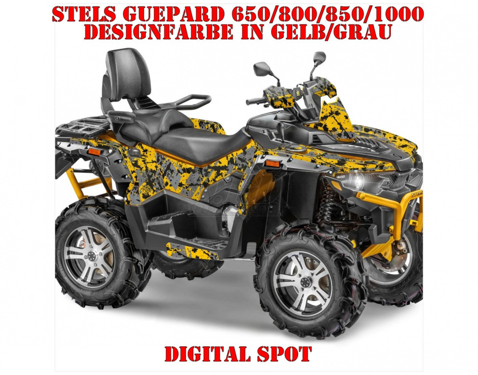 Digital Spot Gelb-Grau für Stels Guepard 650/800/850/1000